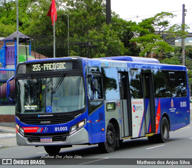 Next Mobilidade - ABC Sistema de Transporte 81.003 na cidade de São Bernardo do Campo, São Paulo, Brasil, por Matheus dos Anjos Silva. ID da foto: 9749729.