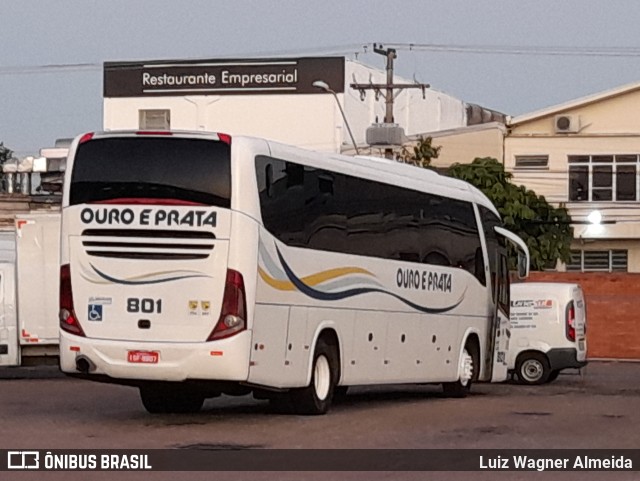 Viação Ouro e Prata 801 na cidade de Porto Alegre, Rio Grande do Sul, Brasil, por Luiz Wagner Almeida. Número da foto: #9747829.
