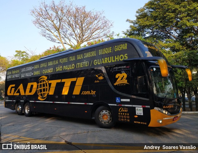 Auto Viação Gadotti 2116 na cidade de São Paulo, São Paulo, Brasil, por Andrey  Soares Vassão. ID da foto: 9747636.