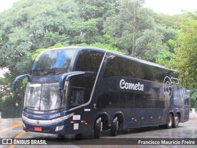 Viação Cometa 17313 na cidade de São Paulo, São Paulo, Brasil, por Francisco Mauricio Freire. ID da foto: 9749548.