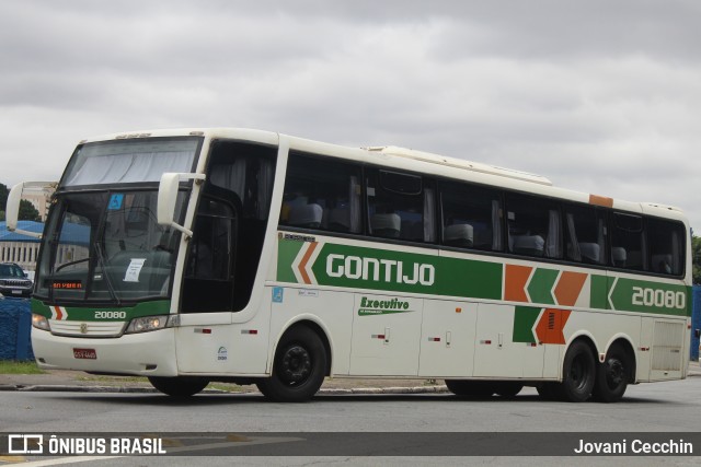 Empresa Gontijo de Transportes 20080 na cidade de São Paulo, São Paulo, Brasil, por Jovani Cecchin. Número da foto: #9750028.