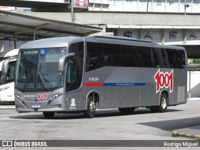 Auto Viação 1001 RJ 108.1241 na cidade de Rio de Janeiro, Rio de Janeiro, Brasil, por Rodrigo Miguel. ID da foto: 9749699.