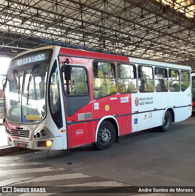 Allibus Transportes 4 5758 na cidade de São Paulo, São Paulo, Brasil, por Andre Santos de Moraes. ID da foto: 9749656.