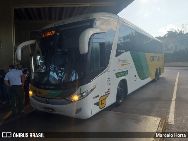 Empresa Gontijo de Transportes 18390 na cidade de Ribeirão Preto, São Paulo, Brasil, por Marcelo Horta. ID da foto: 9747839.