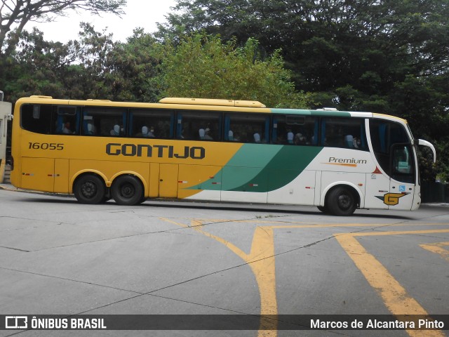 Empresa Gontijo de Transportes 16055 na cidade de São Paulo, São Paulo, Brasil, por Marcos de Alcantara Pinto. ID da foto: 9749727.