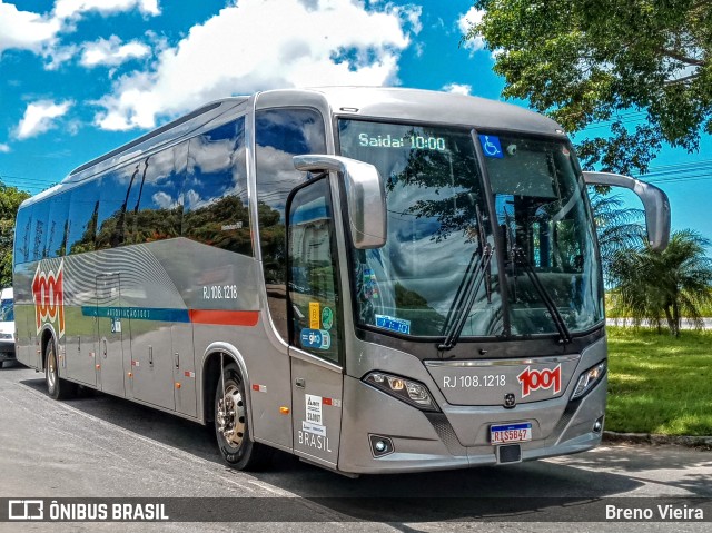 Auto Viação 1001 RJ 108.1218 na cidade de Campos dos Goytacazes, Rio de Janeiro, Brasil, por Breno Vieira. ID da foto: 9749827.