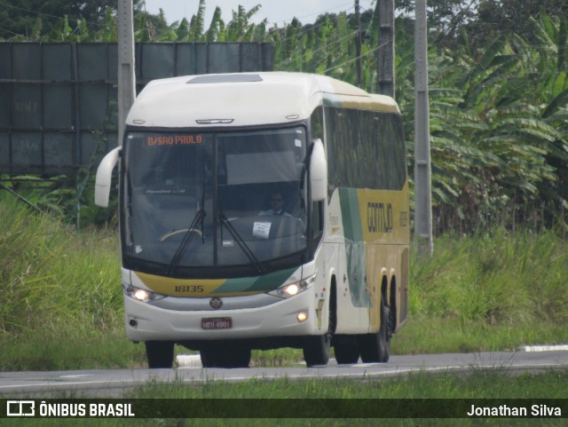 Empresa Gontijo de Transportes 18135 na cidade de Cabo de Santo Agostinho, Pernambuco, Brasil, por Jonathan Silva. ID da foto: 9749195.