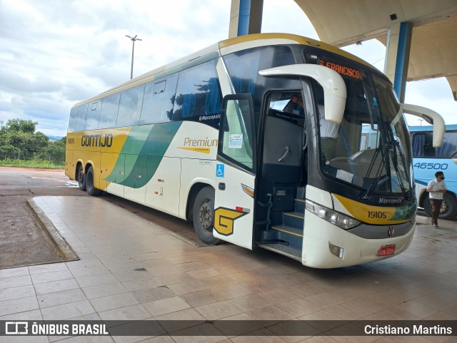 Empresa Gontijo de Transportes 19105 na cidade de Montes Claros, Minas Gerais, Brasil, por Cristiano Martins. Número da foto: #9748158.