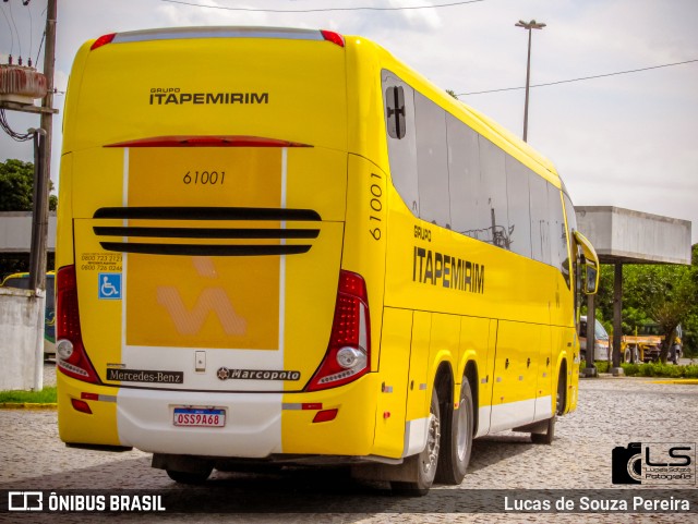 Viação Itapemirim 61001 na cidade de Campos dos Goytacazes, Rio de Janeiro, Brasil, por Lucas de Souza Pereira. Número da foto: #9748876.