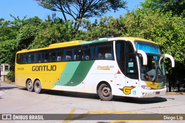 Empresa Gontijo de Transportes 14695 na cidade de São Paulo, São Paulo, Brasil, por Diego Lip. Número da foto: #9747866.