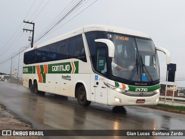 Empresa Gontijo de Transportes 21710 na cidade de Ji-Paraná, Rondônia, Brasil, por Gian Lucas  Santana Zardo. Número da foto: #9751311.
