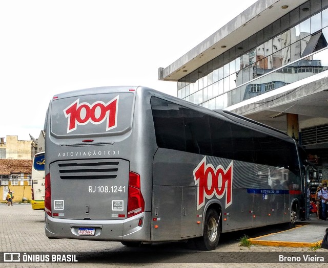 Auto Viação 1001 RJ 108.1241 na cidade de Campos dos Goytacazes, Rio de Janeiro, Brasil, por Breno Vieira. ID da foto: 9752180.