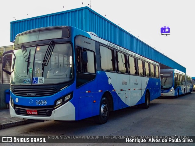 VB Transportes e Turismo 1405 na cidade de Campinas, São Paulo, Brasil, por Henrique Alves de Paula Silva. Número da foto: #9752353.