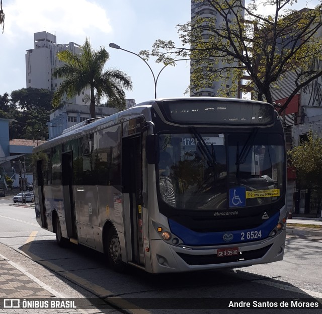 Transcooper > Norte Buss 2 6524 na cidade de São Paulo, São Paulo, Brasil, por Andre Santos de Moraes. Número da foto: #9751370.