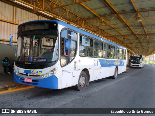 Auto Ônibus Moratense 714 na cidade de Francisco Morato, São Paulo, Brasil, por Espedito de Brito Gomes. Número da foto: #9752287.