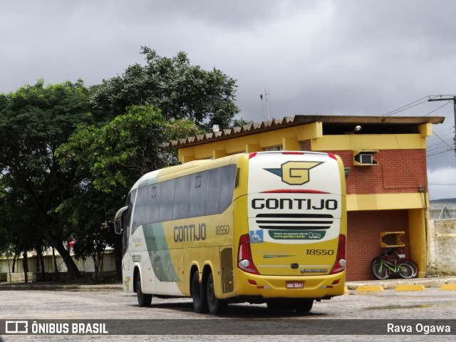 Empresa Gontijo de Transportes 18550 na cidade de Vitória da Conquista, Bahia, Brasil, por Rava Ogawa. ID da foto: 9751533.