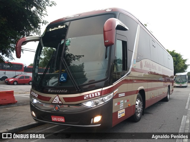 Santa Maria Fretamento e Turismo > Transportes Santa Maria(SP) 200 na cidade de São Bernardo do Campo, São Paulo, Brasil, por Agnaldo Penides. Número da foto: #9752746.