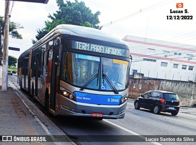 Viação Paratodos > São Jorge > Metropolitana São Paulo > Mobibrasil 6 3046 na cidade de São Paulo, São Paulo, Brasil, por Lucas Santos da Silva. Número da foto: #9750535.