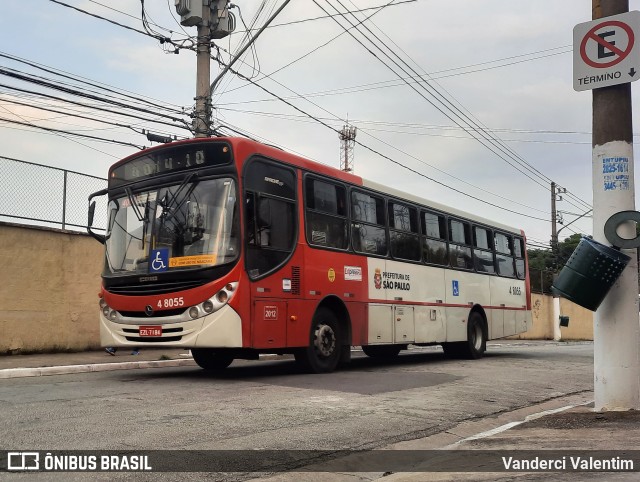 Express Transportes Urbanos Ltda 4 8055 na cidade de São Paulo, São Paulo, Brasil, por Vanderci Valentim. Número da foto: #9751151.