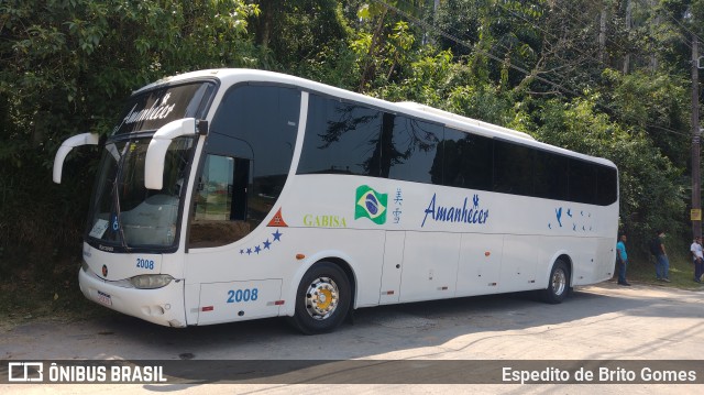 Amanhecer Transportes e Turismo 2008 na cidade de Caieiras, São Paulo, Brasil, por Espedito de Brito Gomes. ID da foto: 9752365.