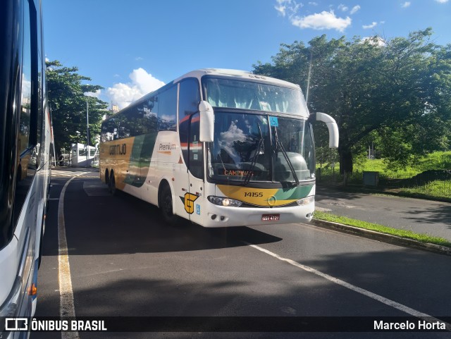 Empresa Gontijo de Transportes 14155 na cidade de Ribeirão Preto, São Paulo, Brasil, por Marcelo Horta. ID da foto: 9751018.