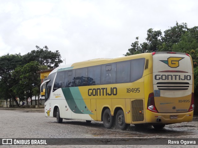 Empresa Gontijo de Transportes 18495 na cidade de Vitória da Conquista, Bahia, Brasil, por Rava Ogawa. Número da foto: #9751185.