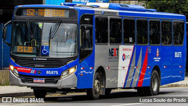 Next Mobilidade - ABC Sistema de Transporte 80.675 na cidade de São Paulo, São Paulo, Brasil, por Lucas Souto do Prado. ID da foto: 9751892.