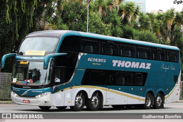 Transportes Thomaz 1205 na cidade de Curitiba, Paraná, Brasil, por Guilherme Bomfim. ID da foto: 9751633.