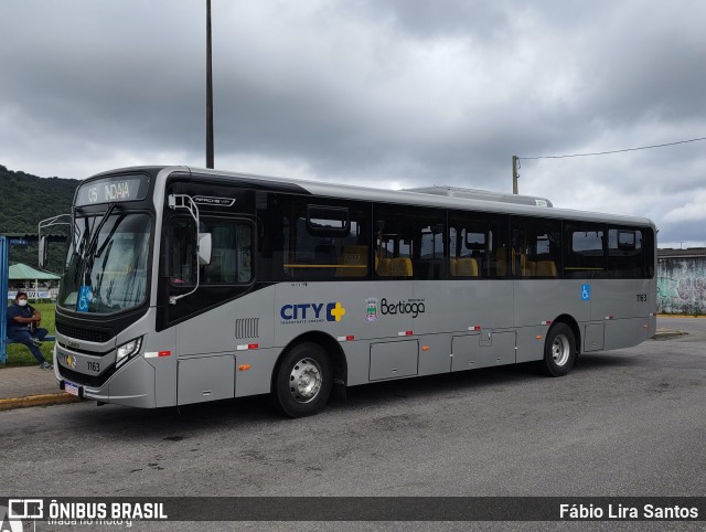 City Transporte Urbano Intermodal - Bertioga 1163 na cidade de Bertioga, São Paulo, Brasil, por Fábio Lira Santos. ID da foto: 9751570.