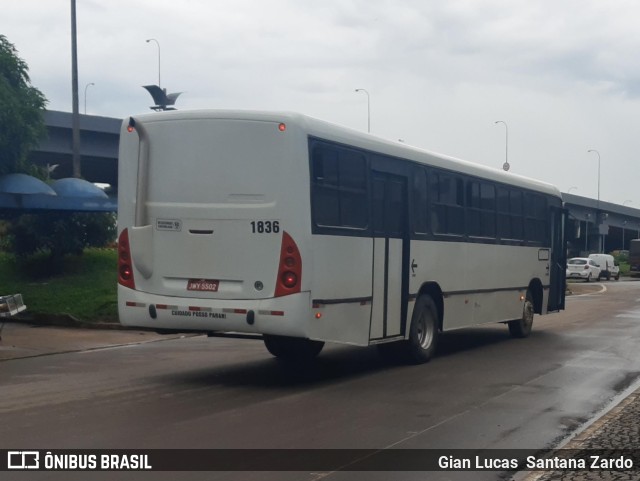 Transvida Transporte Coletivo 1836 na cidade de Ji-Paraná, Rondônia, Brasil, por Gian Lucas  Santana Zardo. Número da foto: #9751315.