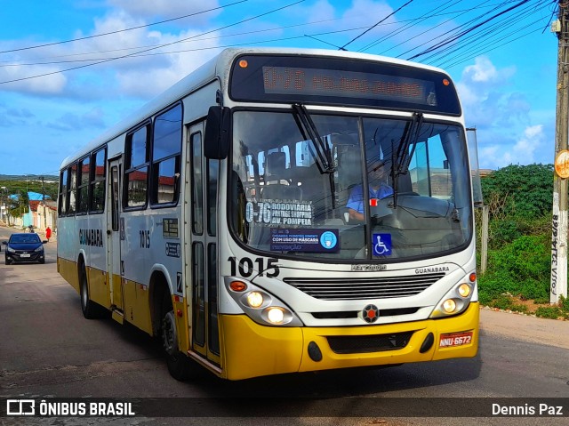 Transportes Guanabara 1015 na cidade de Natal, Rio Grande do Norte, Brasil, por Dennis Paz. ID da foto: 9754706.