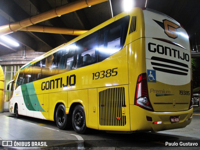 Empresa Gontijo de Transportes 19385 na cidade de São Paulo, São Paulo, Brasil, por Paulo Gustavo. ID da foto: 9754938.