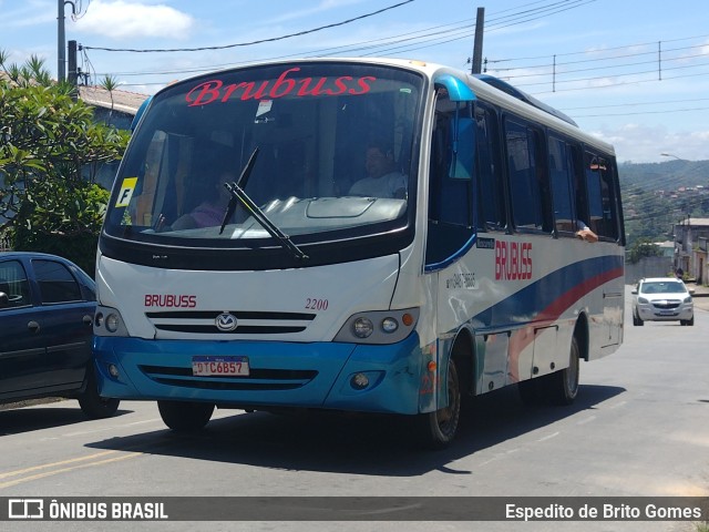 Brubuss Transportes 2200 na cidade de Franco da Rocha, São Paulo, Brasil, por Espedito de Brito Gomes. Número da foto: #9755388.