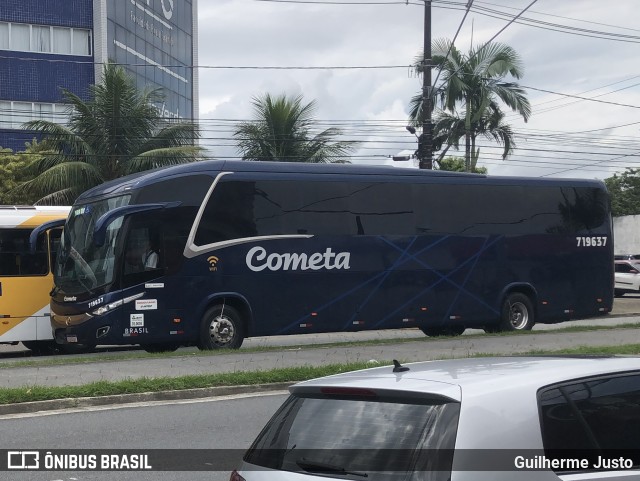 Viação Cometa 719637 na cidade de Praia Grande, São Paulo, Brasil, por Guilherme Justo. ID da foto: 9754305.