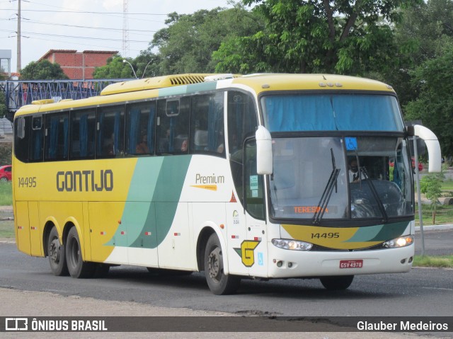 Empresa Gontijo de Transportes 14495 na cidade de Teresina, Piauí, Brasil, por Glauber Medeiros. ID da foto: 9754414.