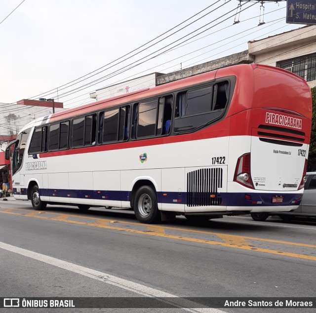Viação Piracicabana 17422 na cidade de São Paulo, São Paulo, Brasil, por Andre Santos de Moraes. Número da foto: #9754893.
