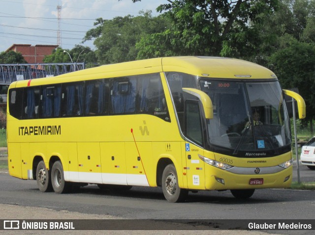 Viação Itapemirim 60035 na cidade de Teresina, Piauí, Brasil, por Glauber Medeiros. Número da foto: #9754420.