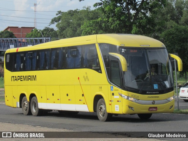 Viação Itapemirim 60035 na cidade de Teresina, Piauí, Brasil, por Glauber Medeiros. ID da foto: 9754420.