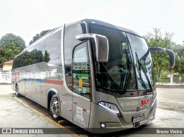 Auto Viação 1001 RJ 108.1233 na cidade de Campos dos Goytacazes, Rio de Janeiro, Brasil, por Breno Vieira. Número da foto: #9753704.