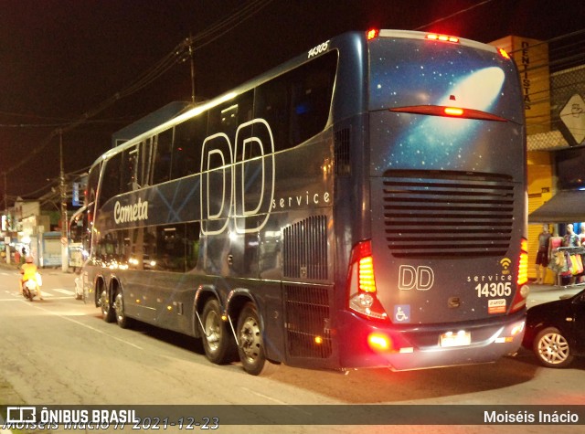 Viação Cometa 14305 na cidade de Cubatão, São Paulo, Brasil, por Moiséis Inácio. Número da foto: #9753856.