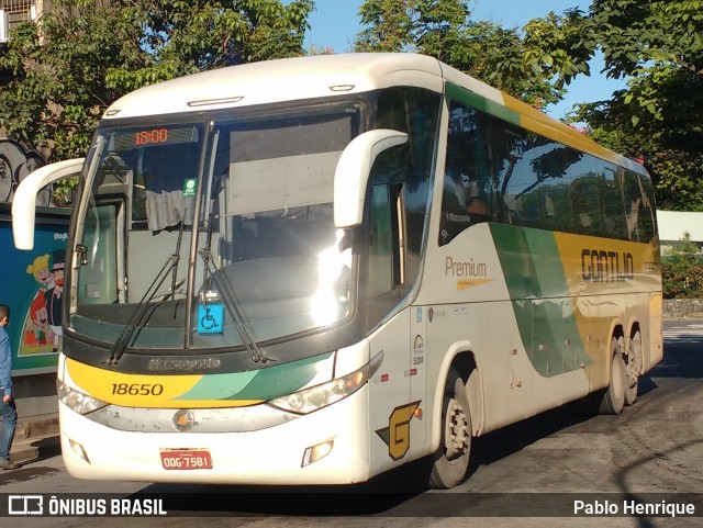 Empresa Gontijo de Transportes 18650 na cidade de Belo Horizonte, Minas Gerais, Brasil, por Pablo Henrique. Número da foto: #9755952.