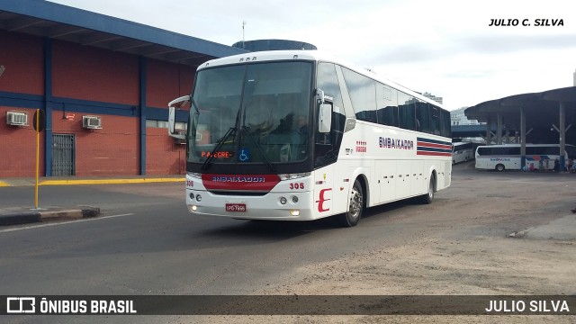 Expresso Embaixador 305 na cidade de Porto Alegre, Rio Grande do Sul, Brasil, por JULIO SILVA. Número da foto: #9758486.