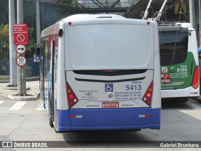 Next Mobilidade - ABC Sistema de Transporte 5413 na cidade de Diadema, São Paulo, Brasil, por Gabriel Brunhara. ID da foto: 9756813.