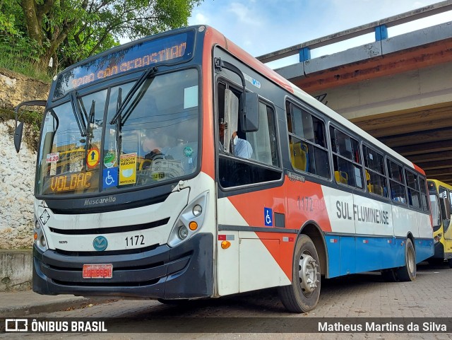 Viação Sul Fluminense 1172 na cidade de Volta Redonda, Rio de Janeiro, Brasil, por Matheus Martins da Silva. Número da foto: #9756544.