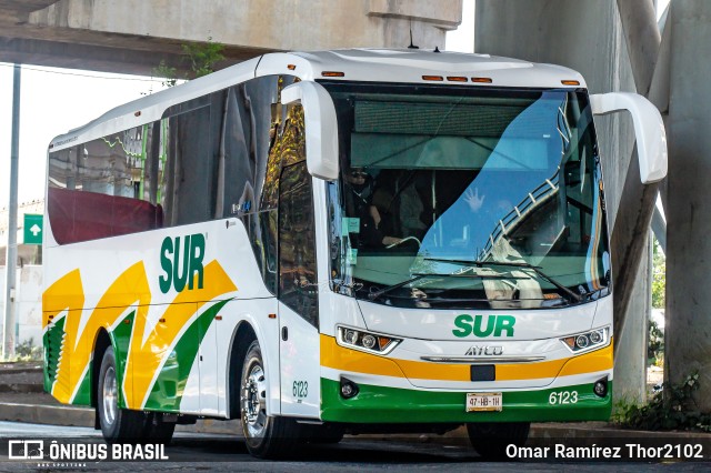 Autobuses Sur 6123 na cidade de Venustiano Carranza, Ciudad de México, México, por Omar Ramírez Thor2102. Número da foto: #9757134.