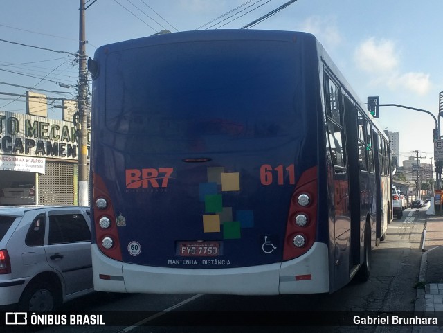 BR7 Mobilidade 611 na cidade de São Bernardo do Campo, São Paulo, Brasil, por Gabriel Brunhara. Número da foto: #9756872.