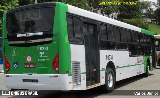 Viação Santa Brígida 1 0331 na cidade de São Paulo, São Paulo, Brasil, por Carlos Júnior. ID da foto: 9756047.