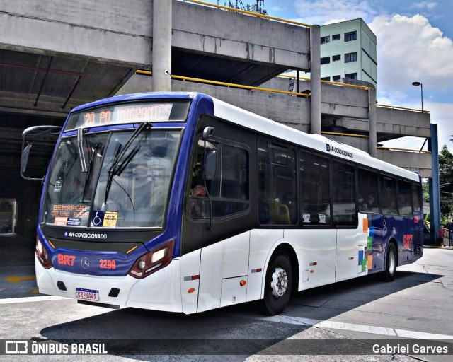 BR7 Mobilidade 2299 na cidade de São Bernardo do Campo, São Paulo, Brasil, por Gabriel Garves. Número da foto: #9757147.