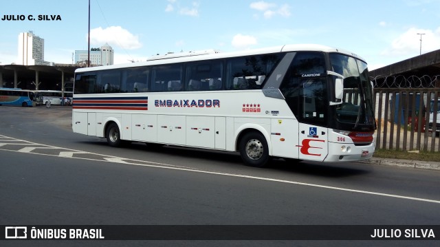 Expresso Embaixador 306 na cidade de Porto Alegre, Rio Grande do Sul, Brasil, por JULIO SILVA. Número da foto: #9758348.