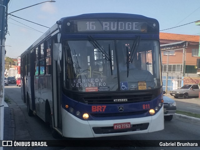 BR7 Mobilidade 611 na cidade de São Bernardo do Campo, São Paulo, Brasil, por Gabriel Brunhara. Número da foto: #9756867.